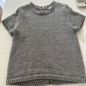 H&M grey zip backed sweater
